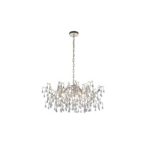 Lampa wisząca Rain srebrna 75 cm