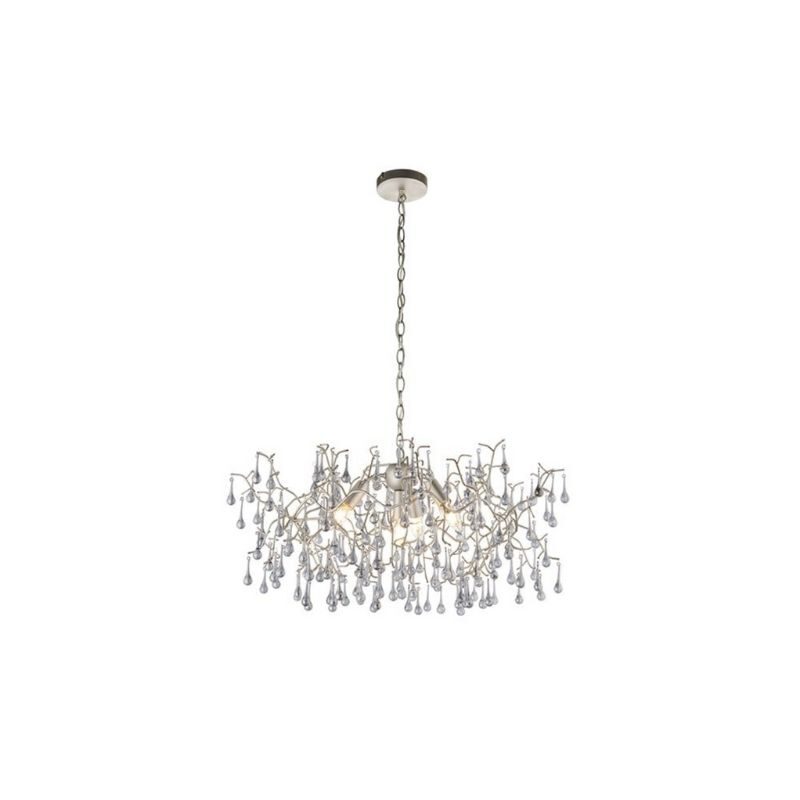 Lampa wisząca Rain srebrna 75 cm
