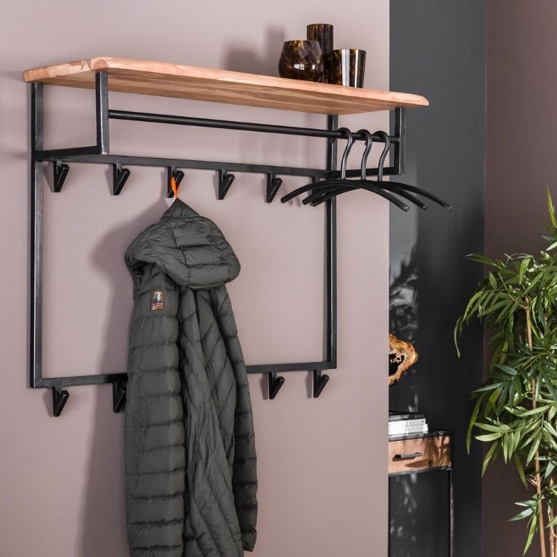 Wieszak ścienny Edge wysoki 12 haków