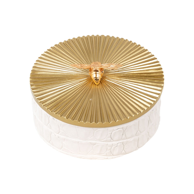 Pudełko Beez białe 20x14 cm