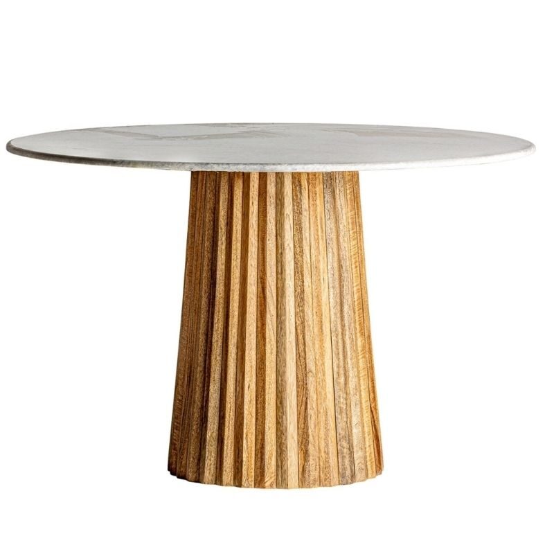 Stół Plisse 120 cm naturalny