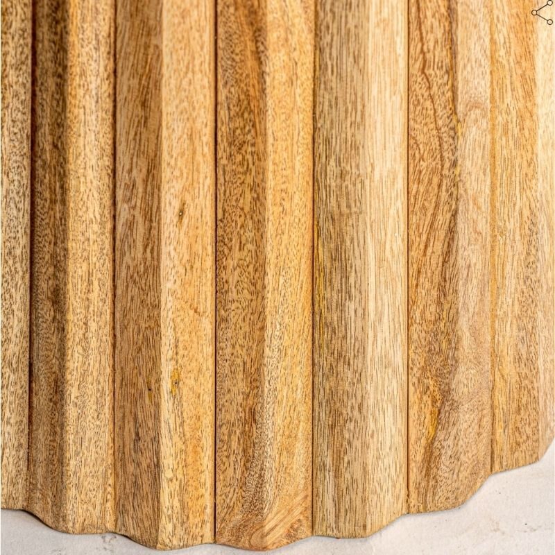 Stół Plisse 120 cm naturalny