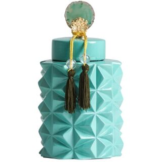 Waza/urna dekoracyjna Blue Sea 32 cm