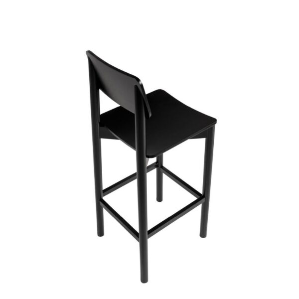 Krzesło barowe Mine czarne