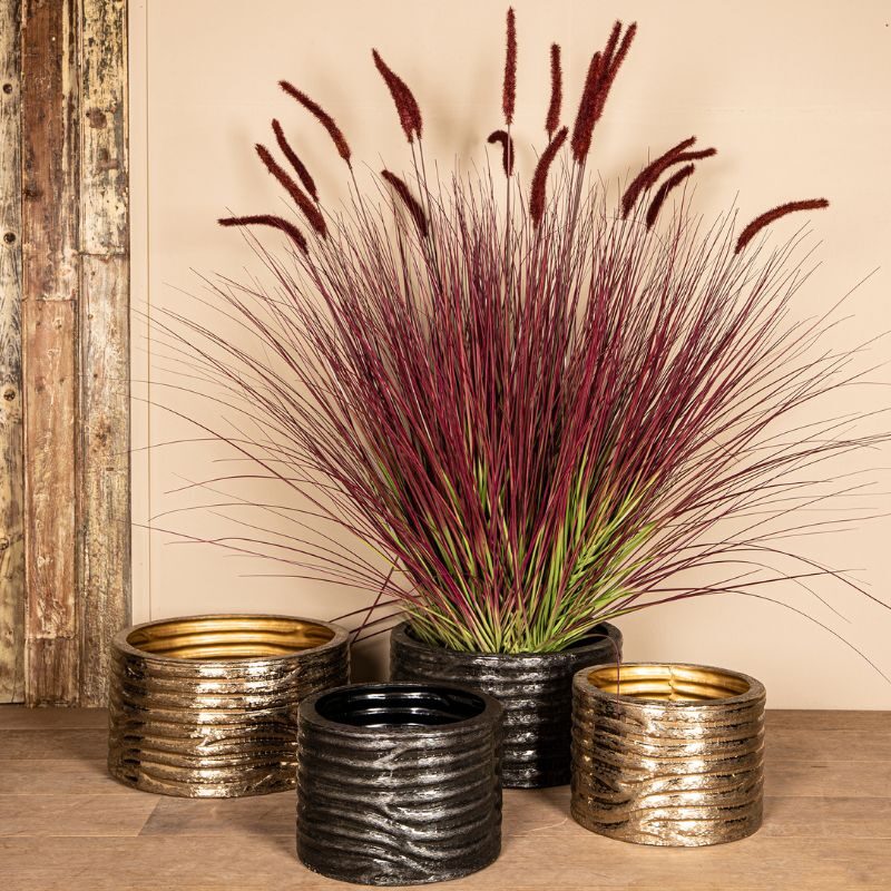 Doniczka Norre czarna 2 szt