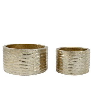 Doniczka Norre złota 2 szt