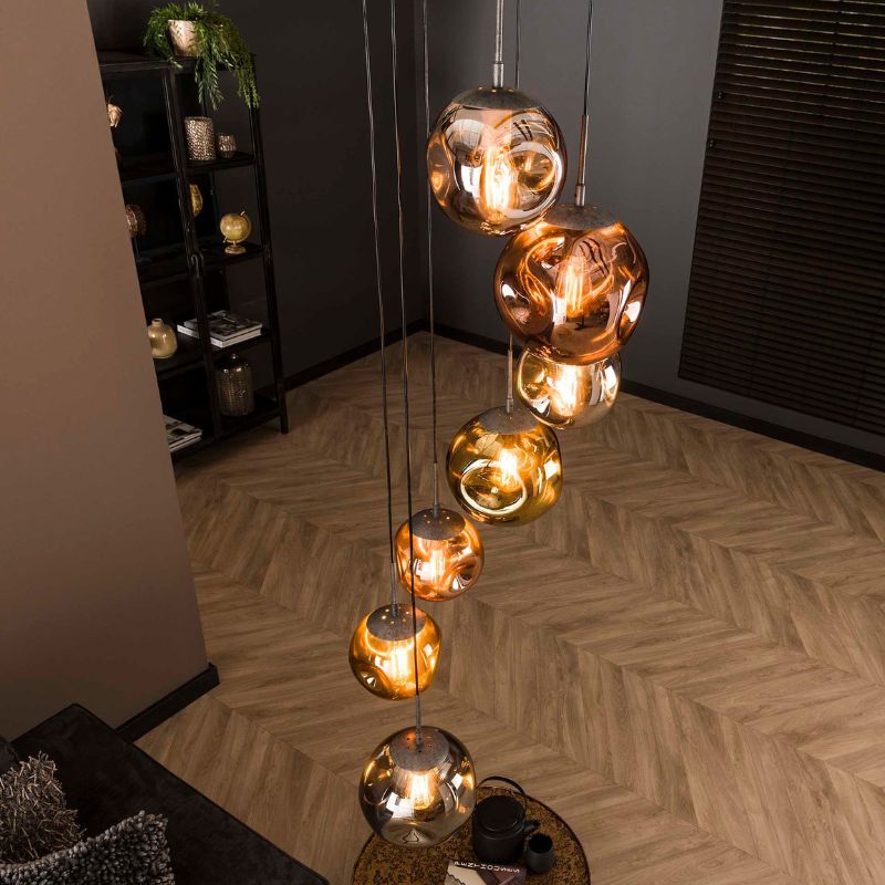 Lampa wisząca 7L stopniowana Stellar