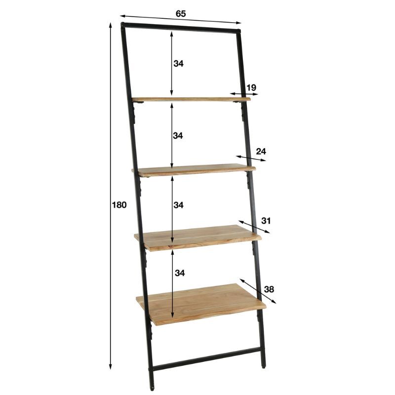 Regał ścienny STEP 180 cm