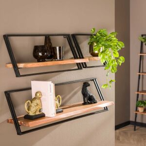 Półka ścienna Lean komplet 3 sztuki