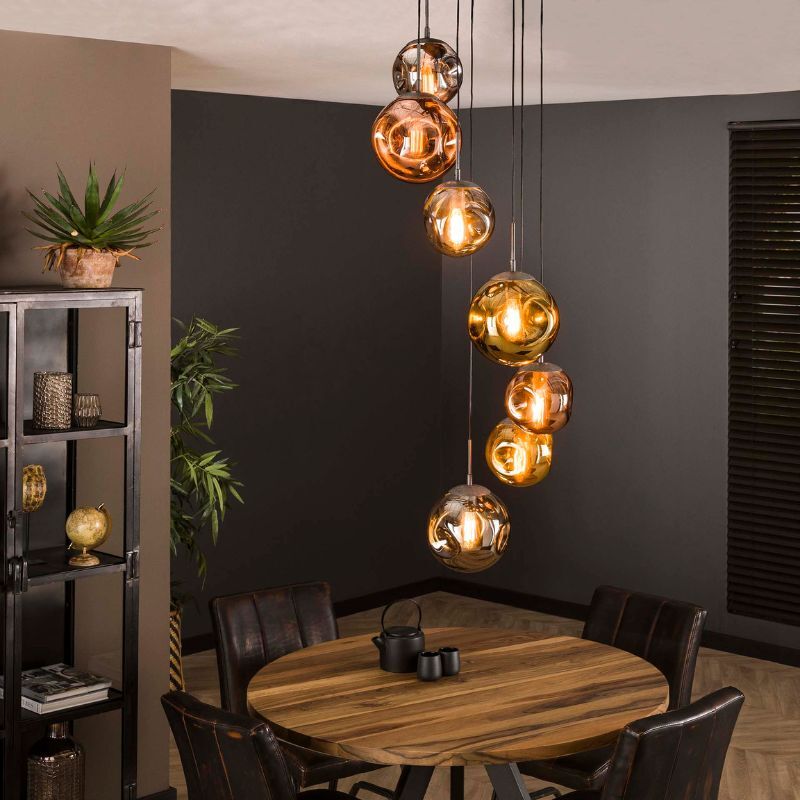 Lampa wisząca 7L stopniowana Stellar