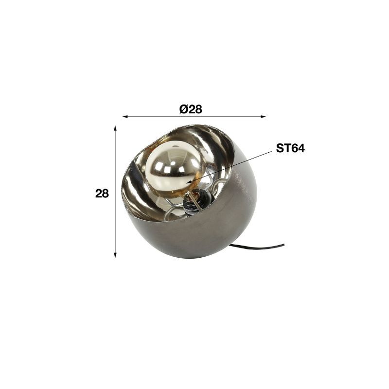 Lampa stołowa Ø28 Mirror