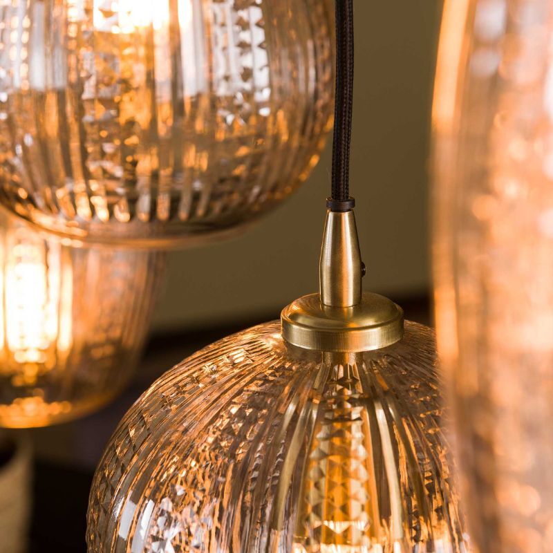 Lampa wisząca 5L Diamond grain mix