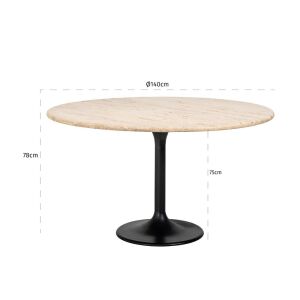 Okrągły stół Hampton 140 cm