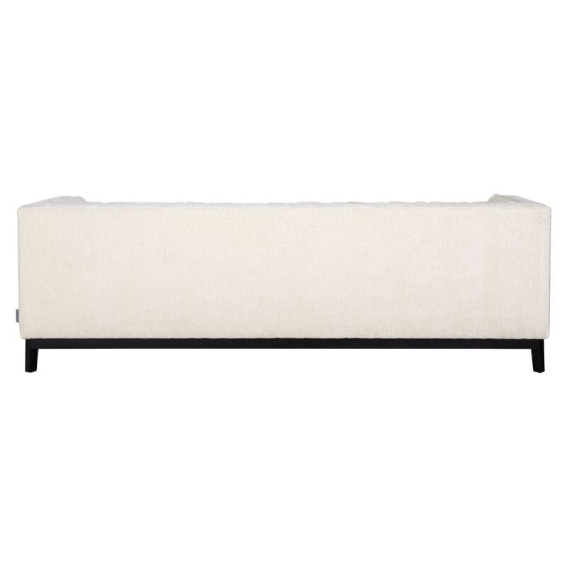 Sofa Beaudy white chenille 230 cm