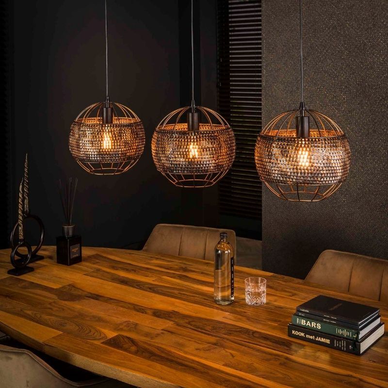 Lampa wisząca 3L Ø30 Armor open