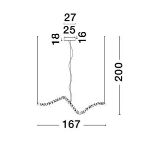 Lampa wisząca ARONA