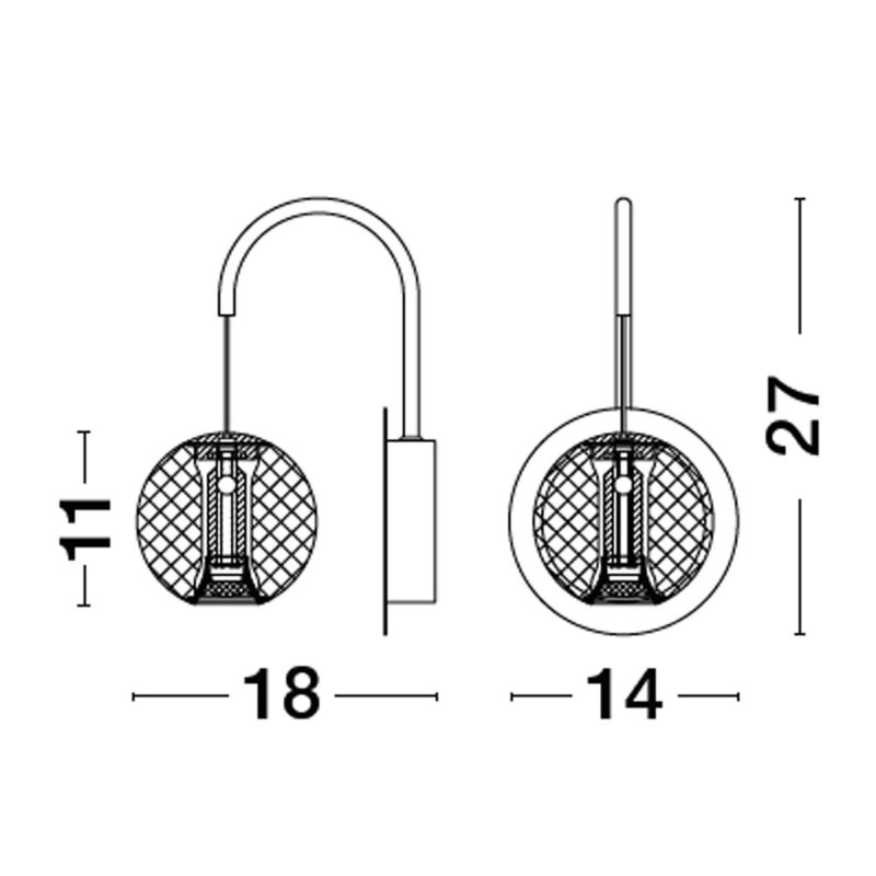 Lampa ścienna RIVERO - obrazek 4