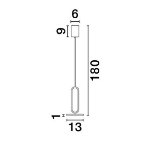 Lampa wisząca CAMINI