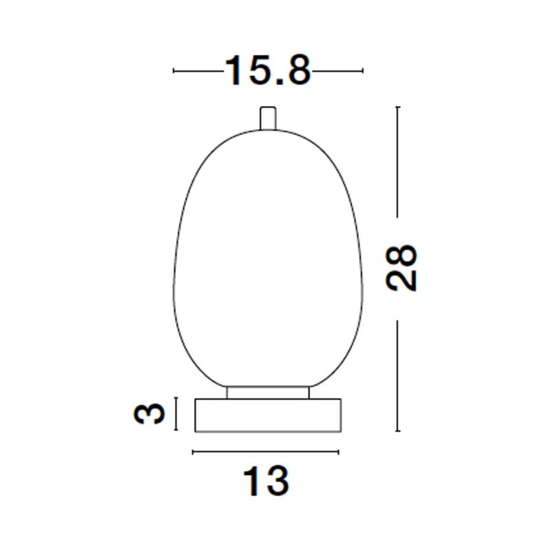 Lampa stołowa RABILO 1L - obrazek 3