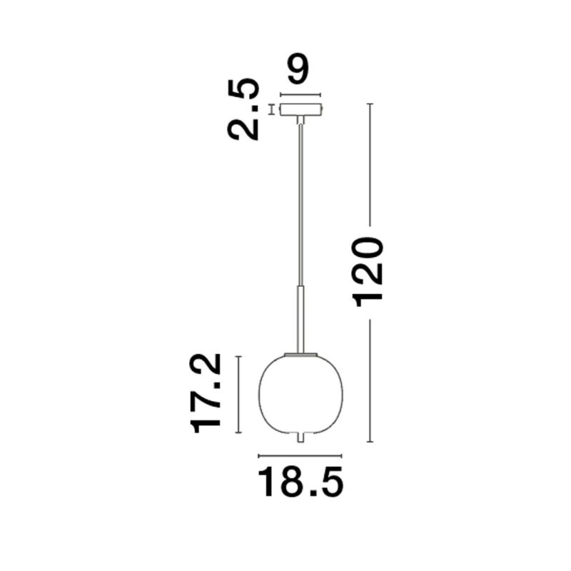 Lampa wisząca RABILO 17 cm - obrazek 2
