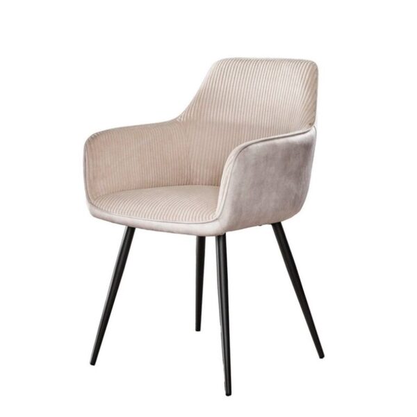 Krzesło Rib kremowe