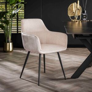 Krzesło Rib kremowe