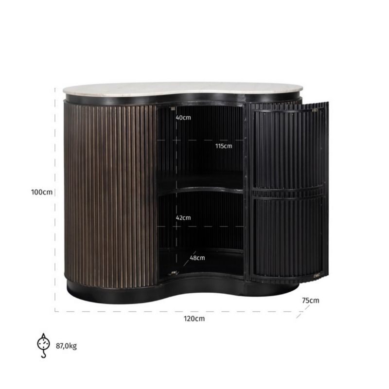 Stół barowy Mayfield 120 cm