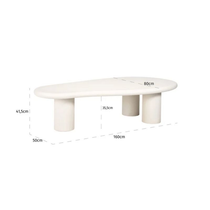 Stolik kawowy Bloomstone 160x80 cm