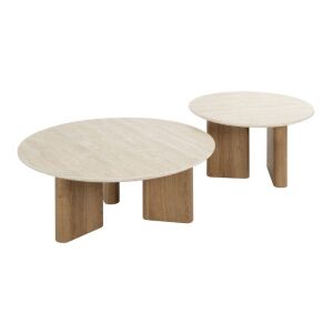 Stolik kawowy 2 szt Romano 76 i 58 cm