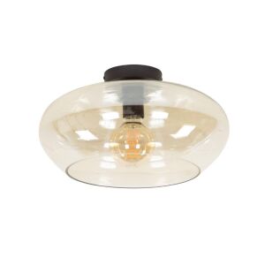 Plafon Elevate bursztynowe szkło Ø40 cm