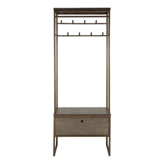 Wieszak stojący Ferro 181 cm brąz antyczny