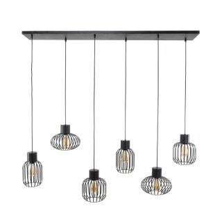 Lampa wisząca 3+3 Mix metal