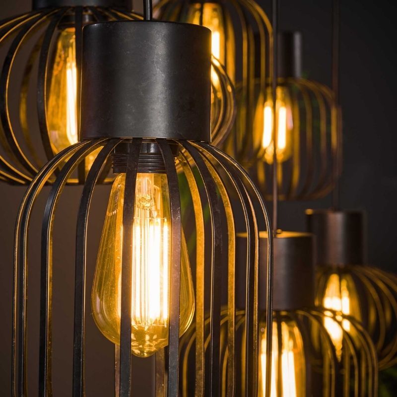 Lampa wisząca 3+3 Mix metal