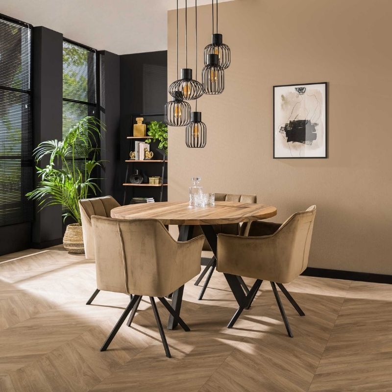 Lampa wisząca 5L Mix metal