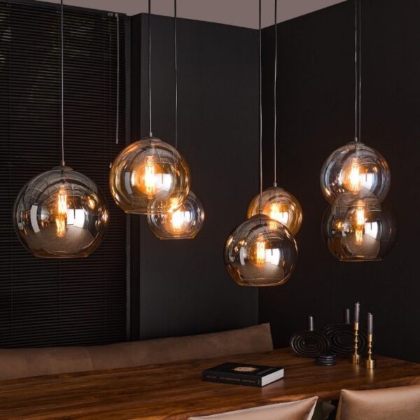 Lampa wisząca 4+3 Multi globe XL