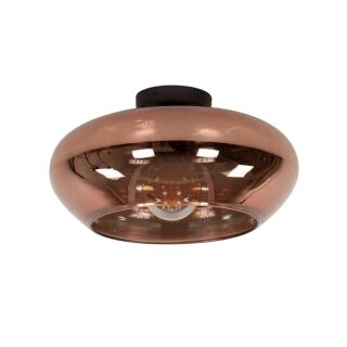 Plafon Elevate miedziane szkło Ø40 cm