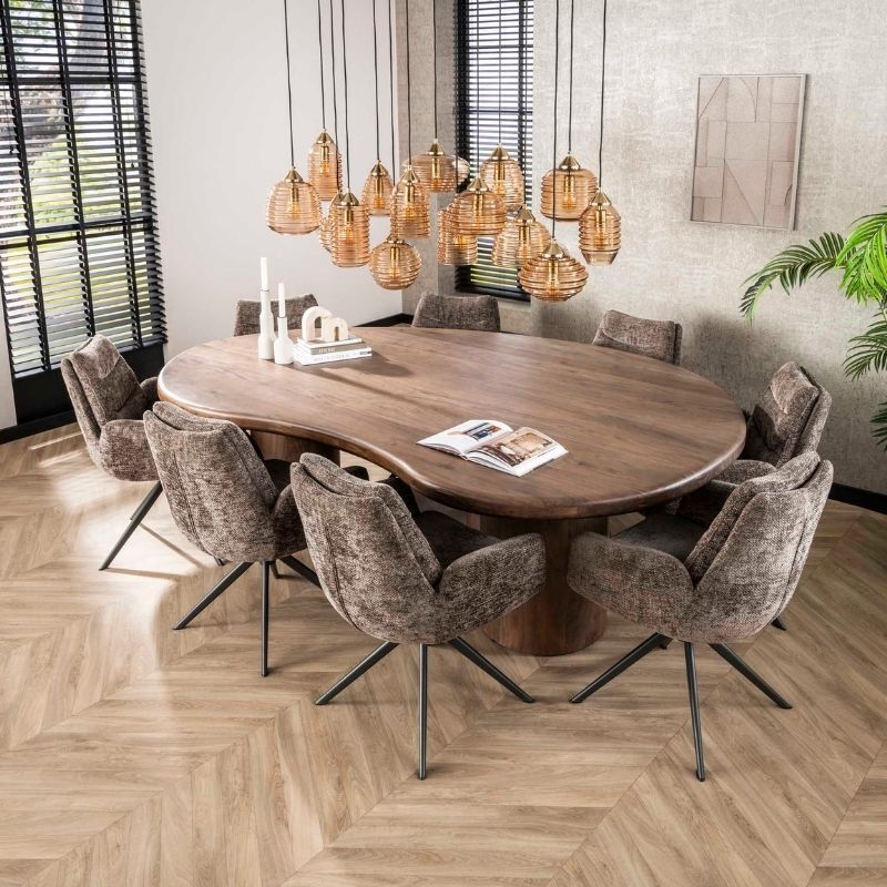 Stół Rzeźba dryfujące drewno 244 cm