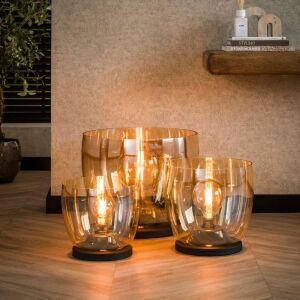 Lampa podłogowa UP XL bursztynowa
