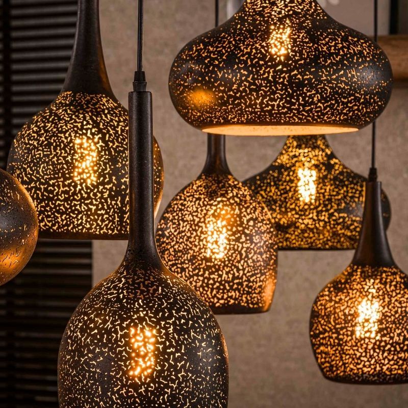 Lampa wisząca 4+3 Zip