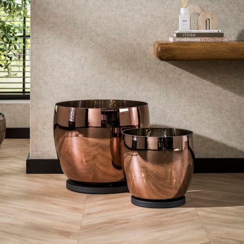 Lampa podłogowa UP XL miedziana