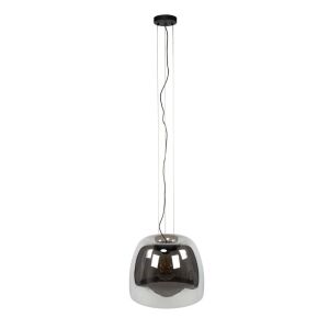 Lampa wisząca Drift XL Ø48cm szare szkło