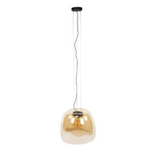 Lampa wisząca Drift XL Ø48cm bursztynowe szkło