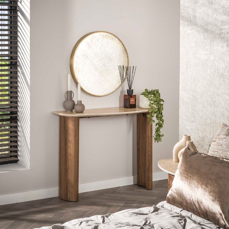 Konsola Romano 100 cm trawertyn ceramiczny