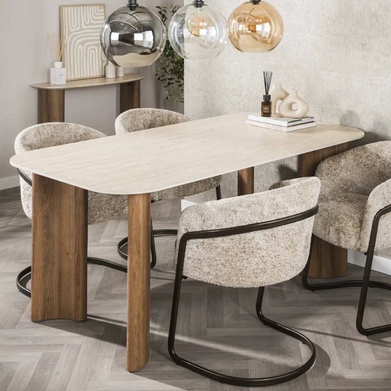 Stół Romano 180cm trawertyn ceramiczny