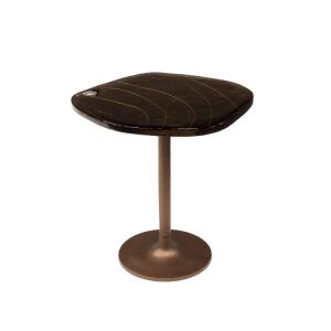 Niski stolik kawowy Eclipse 50cm antyczna miedź