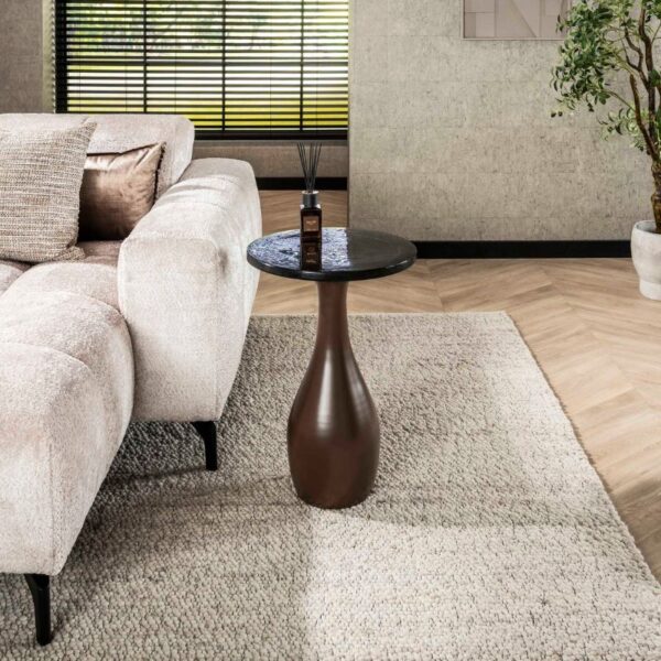 Stolik kawowy Eclipse Drop M Antyczna miedź