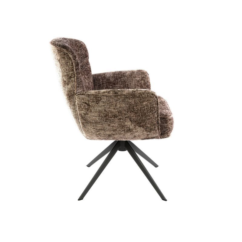 Krzesło obrotowe Forza chenille szampan