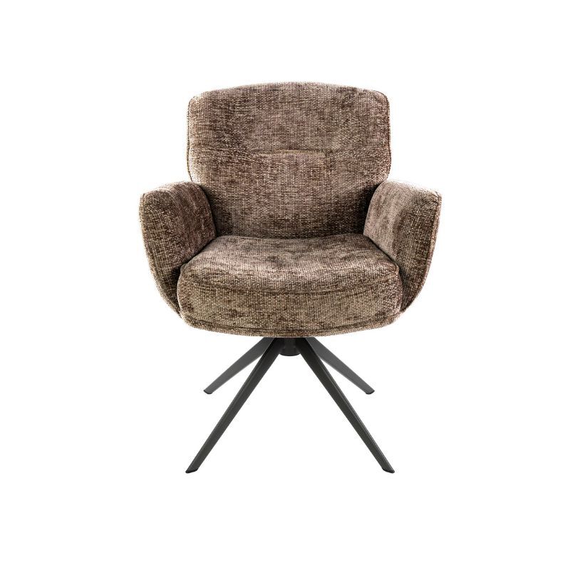 Krzesło obrotowe Forza chenille szampan