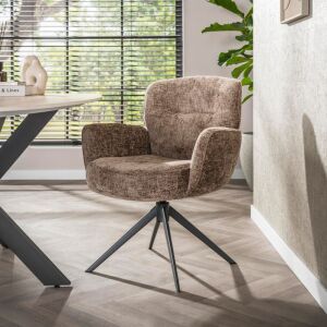 Krzesło obrotowe Forza chenille szampan