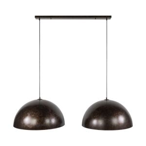 Lampa wisząca 2x Ø60 Dome Urban brązowa